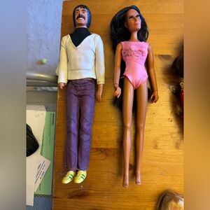 Sonny and Cher dolls
